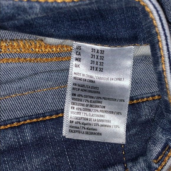 Mens slim straight American eagle jeans - Picture 3 of 4